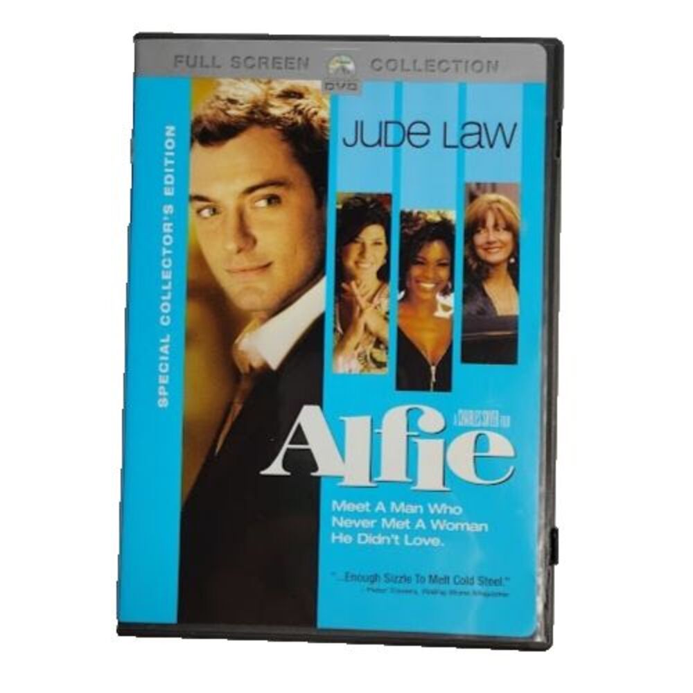 Alfie DVD Movie 2004 Collectors Edition Drama Comedy Romance R Jude Law